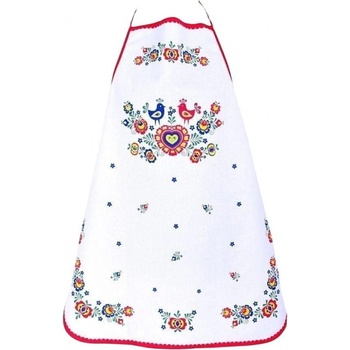 Forbyt zástera folklór červená