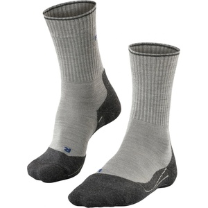Falke Мъжки туристически чорапи Falke TK2 Wool Silk Walking socks - Light Grey - размер 42-43 (EU) (201-1710-0212)