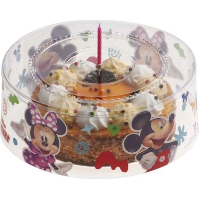 Box na dort plastový Mickey a přátelé 25 x 12 cm