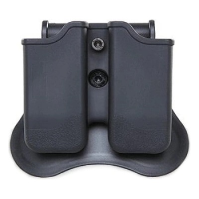 Cytac polymérové na 2 zásobníky CY-MP-P2 9x19mm čierne
