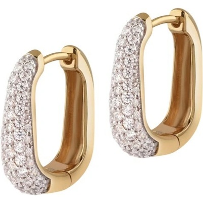 Guess Pozlacené náušnice s krystaly Nuances JSBE04499JWYGT/U