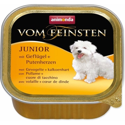 Animonda Vom Feinsten Junior Dog hydina a morčacie srdce 150 g