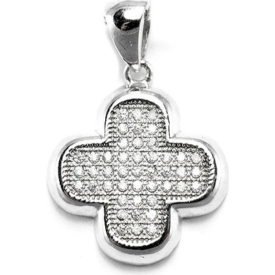 BENETO AGH49 Stříbrný přívěsek se zirkony