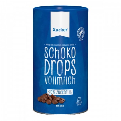 Xucker Whole milk chocolate drops