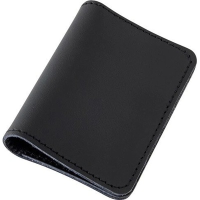 Kožené pouzdro na karty a doklady - černé hladké – Zbozi.Blesk.cz
