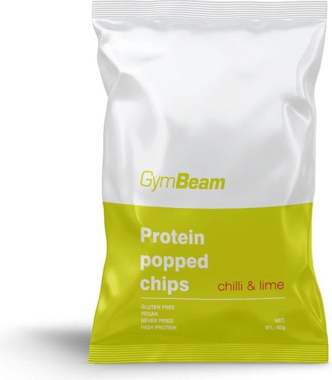 GymBeam Протеинов чипс 40 g лют червен пипер и лайм