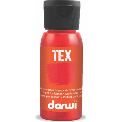 Darwi TEX Farba na textil 100050490 rumelková červená 50 ml