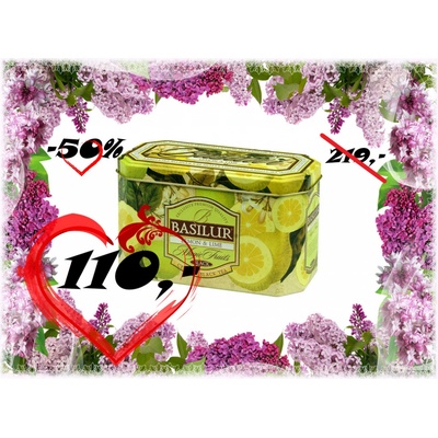 Basilur Magic Fruit Lemon & Lime plech 20 x 2 g