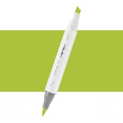 Lihová fixa OHUHU oboustranná Brush & Chisel, Absinthe (GY5)