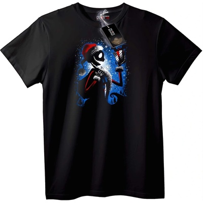 NOONEBRAND Тениска Jack Skellington Санта - M, Black