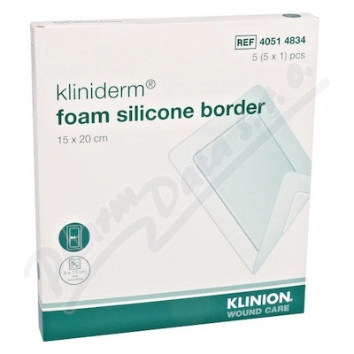 Kliniderm sil. pěna BORDER 15 x 20 STERILE