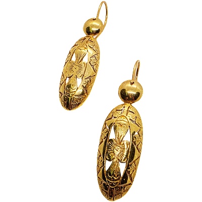 VipGold Златни обеци 6.96 гр (o033)