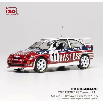 IXO Ford Escort RS Cosworth Rally Ypres 1995 11 Duez Grataloup 1:43