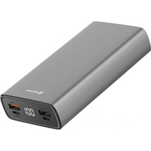 Swissten Aluminum 20000 mAh 20W Power Delivery šedá