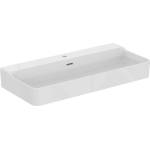 Ideal Standard Atelier Conca стенен умивалник 100 см, гланцово бял, с отвор за смесител и преливник (T383201)