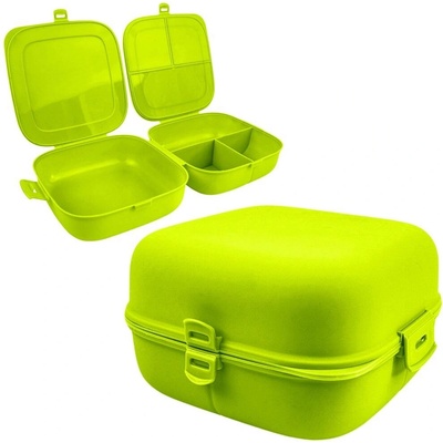 Vilde zelený delený lunchbox 2×700 ml