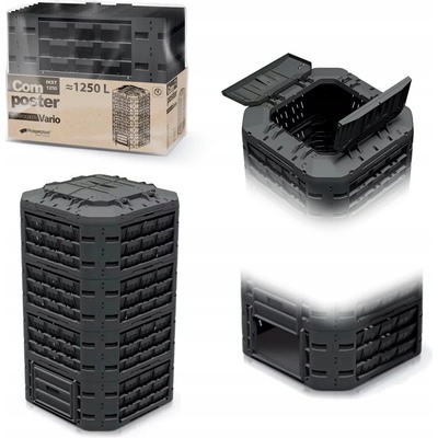 Prosperplast Compogreen VAR 1250 L černý
