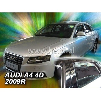 HEKO Ветробрани за AUDI A4 B8 (2009-2015) Sedan - 4бр. предни и задни (10233)