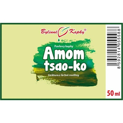 Amom tsao-ko tcm pavlovy bylinné kvapky tinktúra 50 ml