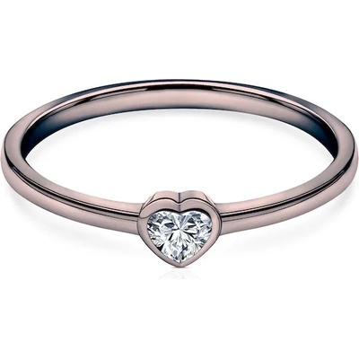 SAVICKI Годежен пръстен Pure: черно злато, диамант с шлифовка