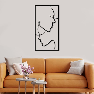 Decono Метална Декорация Нежни силуети