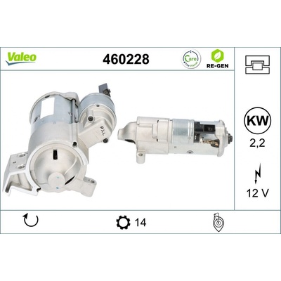 Štartér VALEO RE-GEN REMANUFACTURED STOP&START 460228