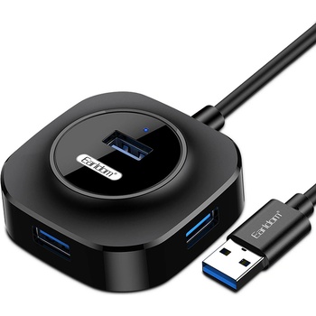 Earldom USB хъб Earldom ET-HUB06, USB 2.0, 4 Порта, Черен - 40173 (40173)