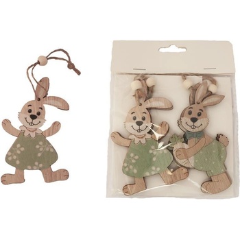 Zajac na zavesenie, 4 ks D4041-15