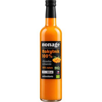 nonage Rakytník šťava Šťava Rakytník 100% BIO Premium 0,5 l