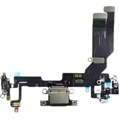 AppleKing nabíjecí a audio flex konektor pro iPhone 16e - černý
