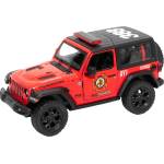 Kinsmart Метална количка Kinsmart Firefighter Edition - 2018 Jeep Wrangler Rubicon, 1: 34, червена (53122)