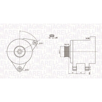 generátor MAGNETI MARELLI 063731569010