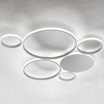 Ondaluce - LED димируемо таванно осветително тяло POIS LED/68W/230V сребристо (OND0016)