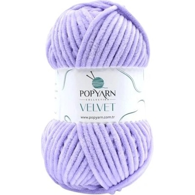 POPYARN Pletací příze Velvet B016 - fialová