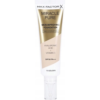 Max Factor Miracle Pure Skin dlhotrvajúci make-up SPF30 75 Golden 30 ml