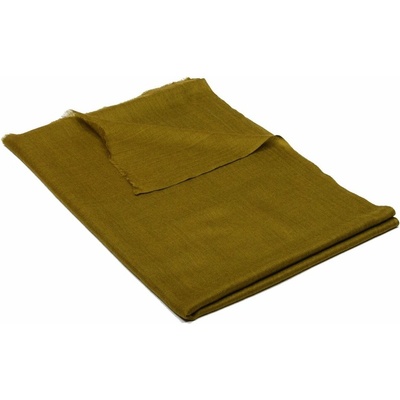 Kašmírská vlněná pašmína Self khaki