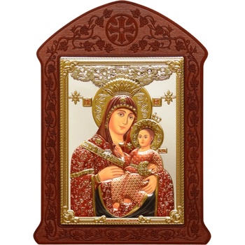 Богородица с младенец с mdf дърворезба (is31232-d)