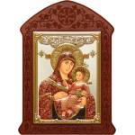  Богородица с младенец с mdf дърворезба (is31232-d)