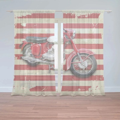 Sablio Záclony Jawa panelka Pruhy: 2ks 150x250cm