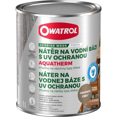 Owatrol Aquatherm 1 l graphite grey