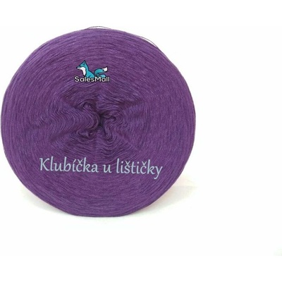 YarnMellow Příze Butterfly mono - tmavě fialová