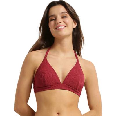 DIM SWIMWEAR SHELL TRIANGLE BRA - Дамски бански - тъмно червено DIM | Cherven | ЖЕНИ | 75 C