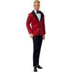 Barbie Кукла Barbie Signature - 2026 Holiday Ken, с червено сако и руса коса (JJX87)