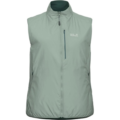 Jack Wolfskin Дамски синтетичен елек Jack Wolfskin Women's Trail Light Insulation 2in1 Vest Synthetic vest - Green Zinnia (132-1621-0212)