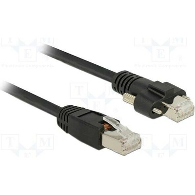 Delock 85668 RJ45 samec > RJ45 samec se šroubky Cat.6 SSTP, 2m
