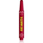 NYX Cosmetics Fat Matte балсам за устни с матиращ ефект Scarlet Snuggles 2 гр
