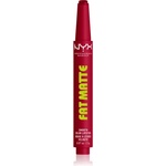 NYX Cosmetics Fat Matte балсам за устни с матиращ ефект Scarlet Snuggles 2 гр