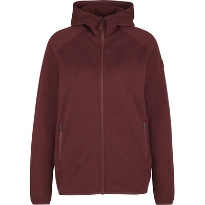 Stoic Дамско вълнено яке Stoic Women's MerinoFleece335 MMXX. Lulea Zip Hoody Fleece jacket - Pure Chocolate (105-5559-0414)