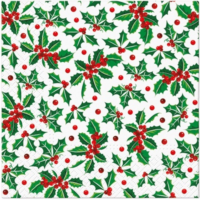 PAW Obrúsky L Holly Pattern 33x33cm