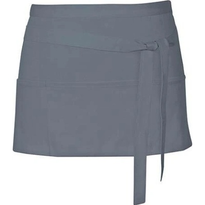 Link Kitchen Wear Koktejlová zástěra X983 Dark Grey Pantone 431 60x30cm